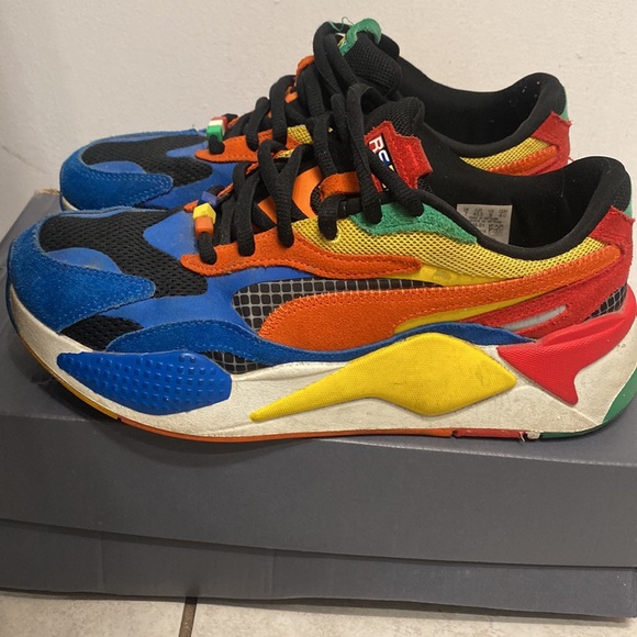 LIMITED EDITION PUMA X RUBIK’S CUBE RS-X3 SNEAKERS - Picture 3 of 9